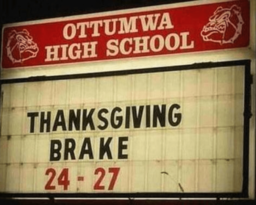 Thanksgiving Brake