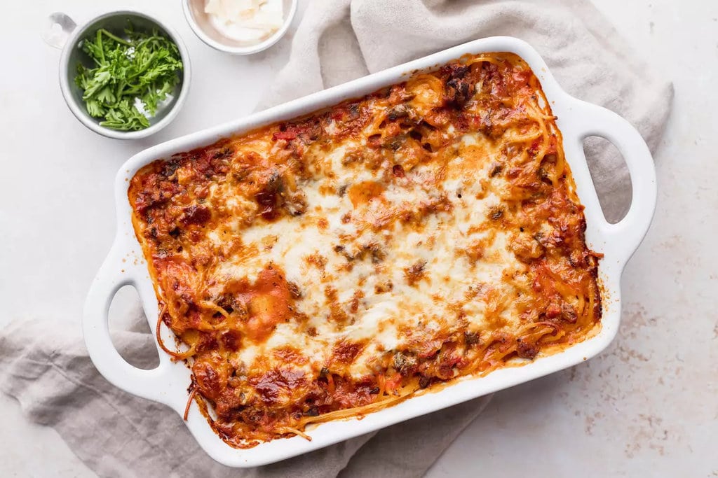 Baked Spaghetti for a Taste of Comfort and a Prty for the Taste Buds