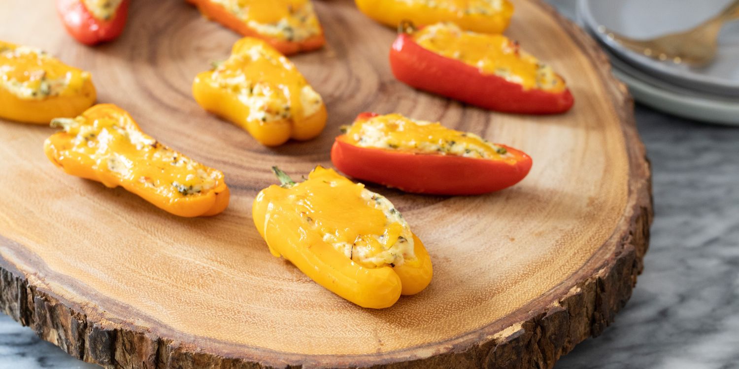 Here’s How To Make Quick and Easy Air Fryer Stuffed Mini Peppers